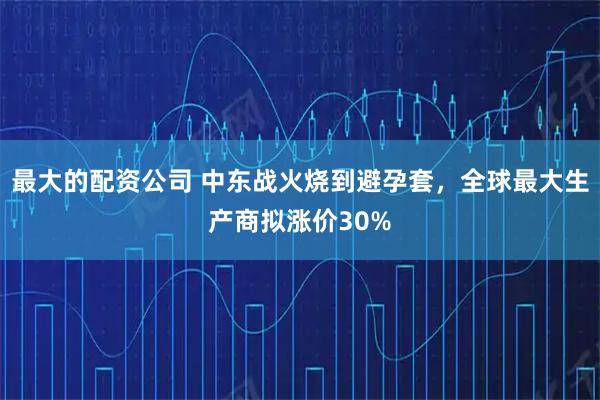 最大的配资公司 中东战火烧到避孕套，全球最大生产商拟涨价30%
